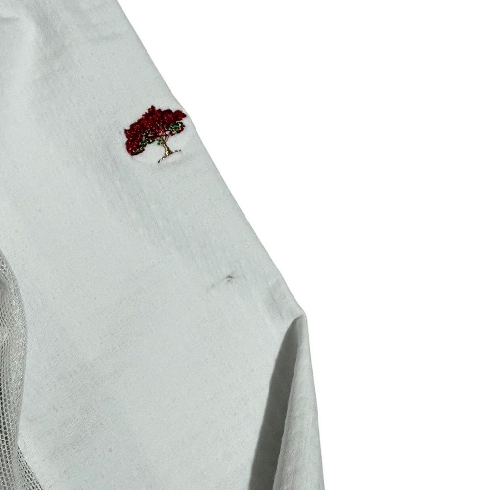 IBKUL White Long Sleeve Half Zip UPF 50+ Cooling Golf Top Mesh Panels Xs - Picture 3 of 7